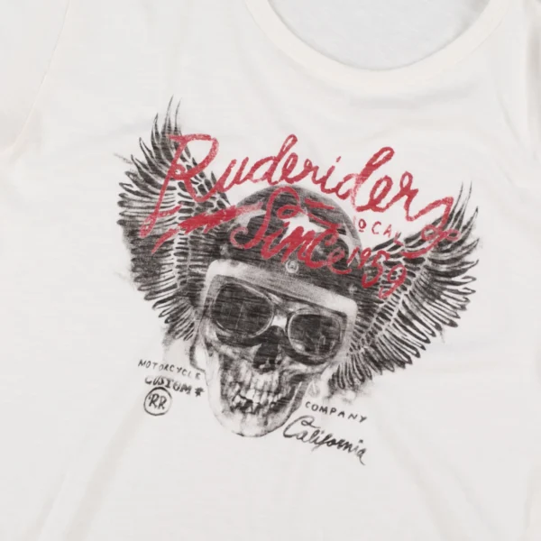 Rude Riders T-Shirt Uomo Skull Helmet Limited Ed Qualità Garantita