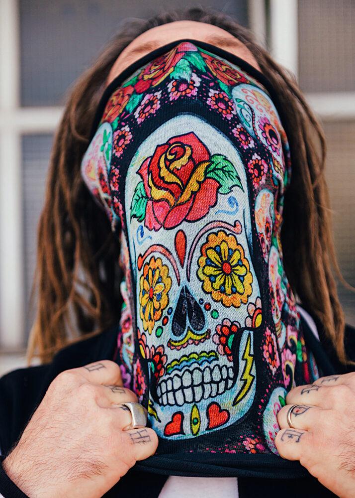 Rude Riders Tube Calavera Hotsell