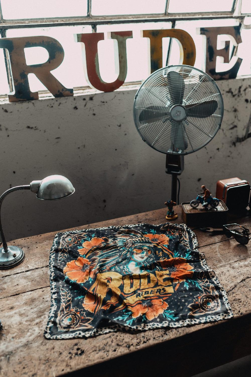 Rude Riders Bandana Black Indian Vendita