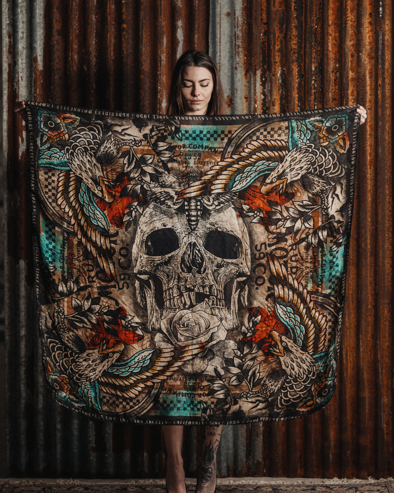 Rude Riders Foulard Skull & Eagle Sconto