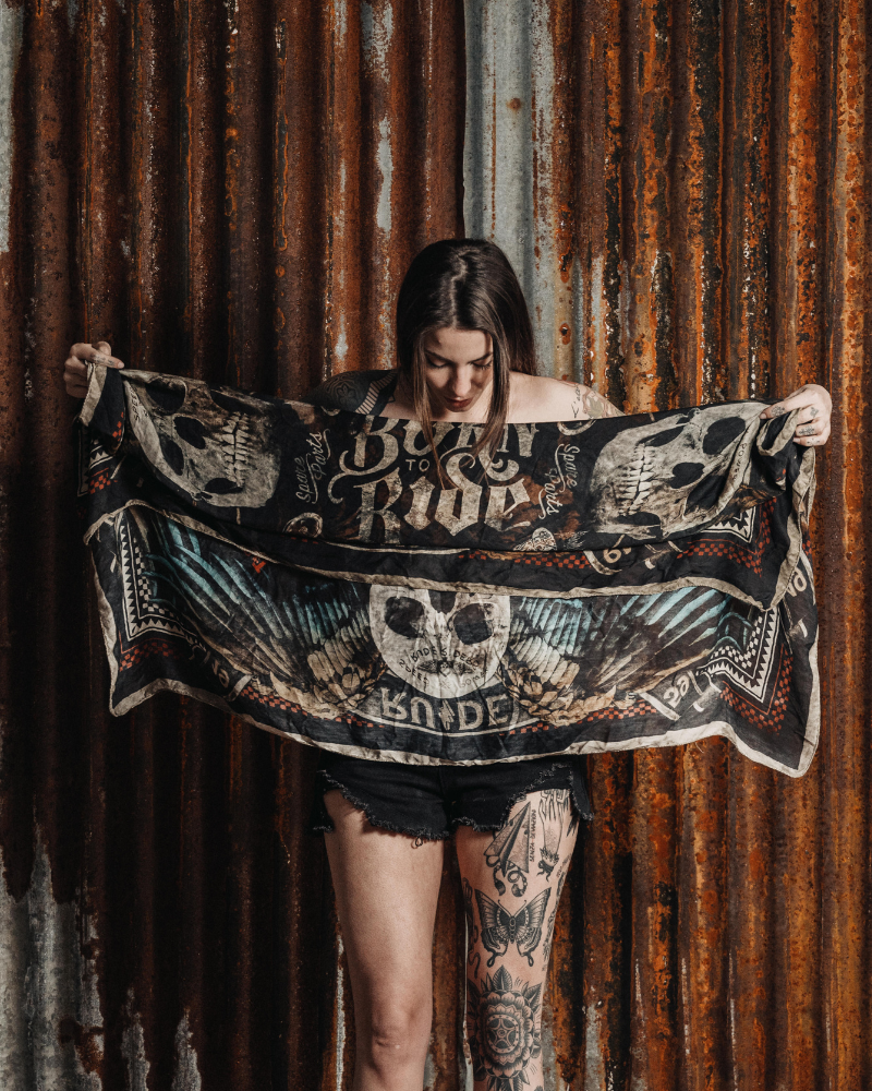 Rude Riders Foulard Flying Skull Online