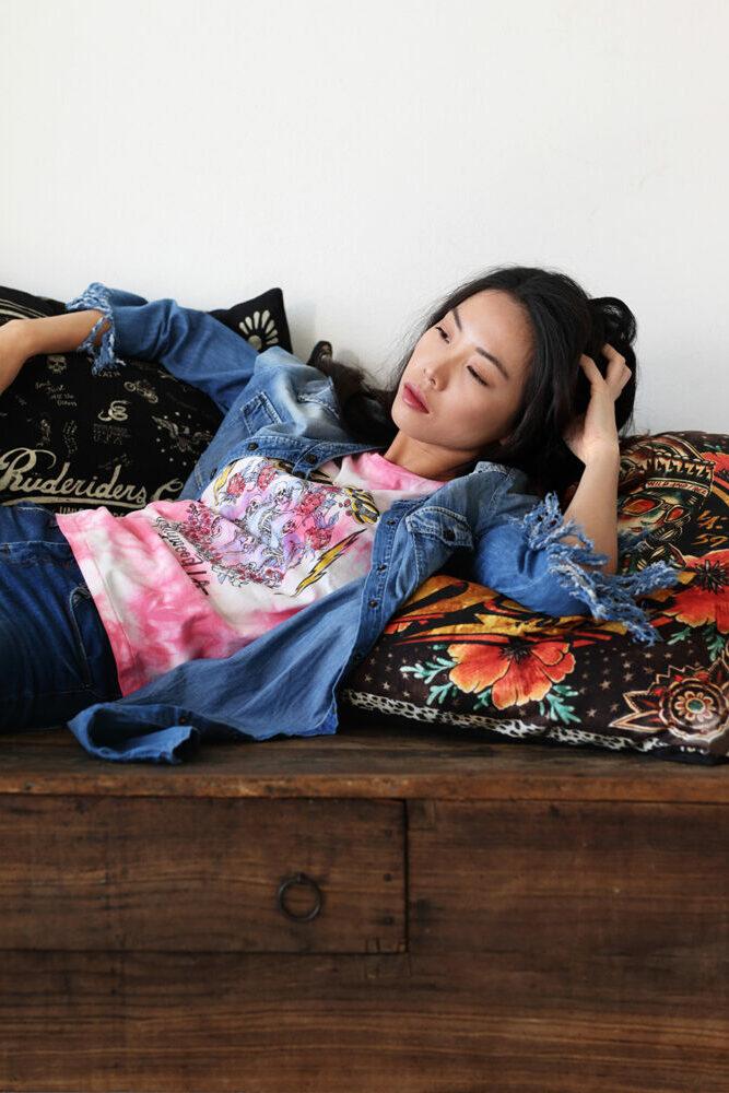Rude Riders T-Shirt Donna California In Saldo