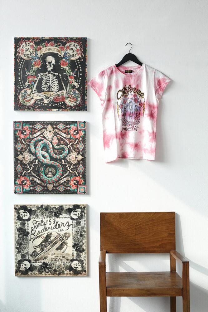 Rude Riders T-Shirt Donna California In Saldo