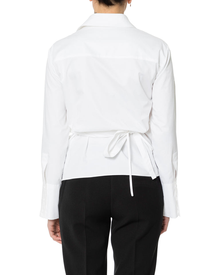 Rrue Bisquit CAMICIA INCROCIATA POPELINE Vendite Flash