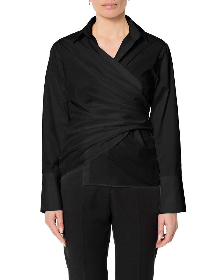 Rrue Bisquit CAMICIA INCROCIATA POPELINE Vendite Flash