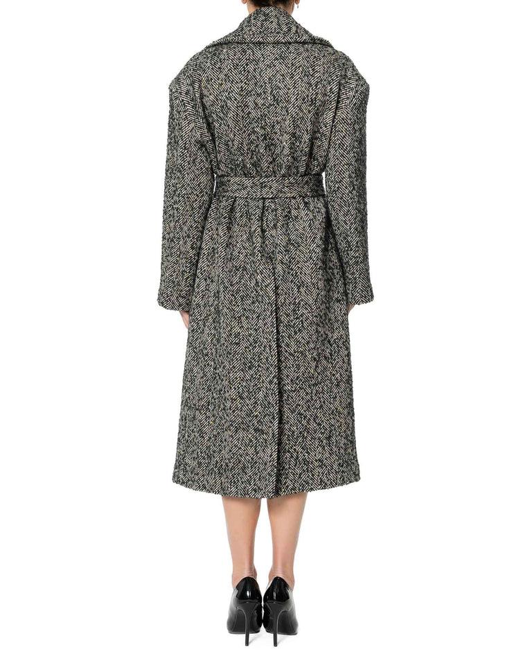 Rrue Bisquit COAT VESTAGLIA SPINATO Spedizione Gratuita