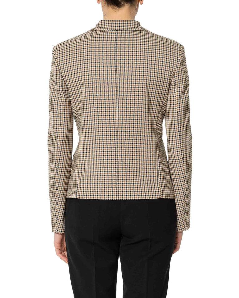 Rrue Bisquit GIACCA CORTA SLIM VICHY Vendita Calda