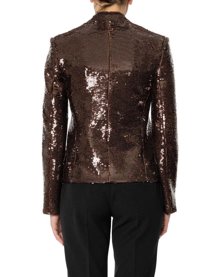 Rrue Bisquit GIACCA PAILLETTES Vendite Flash