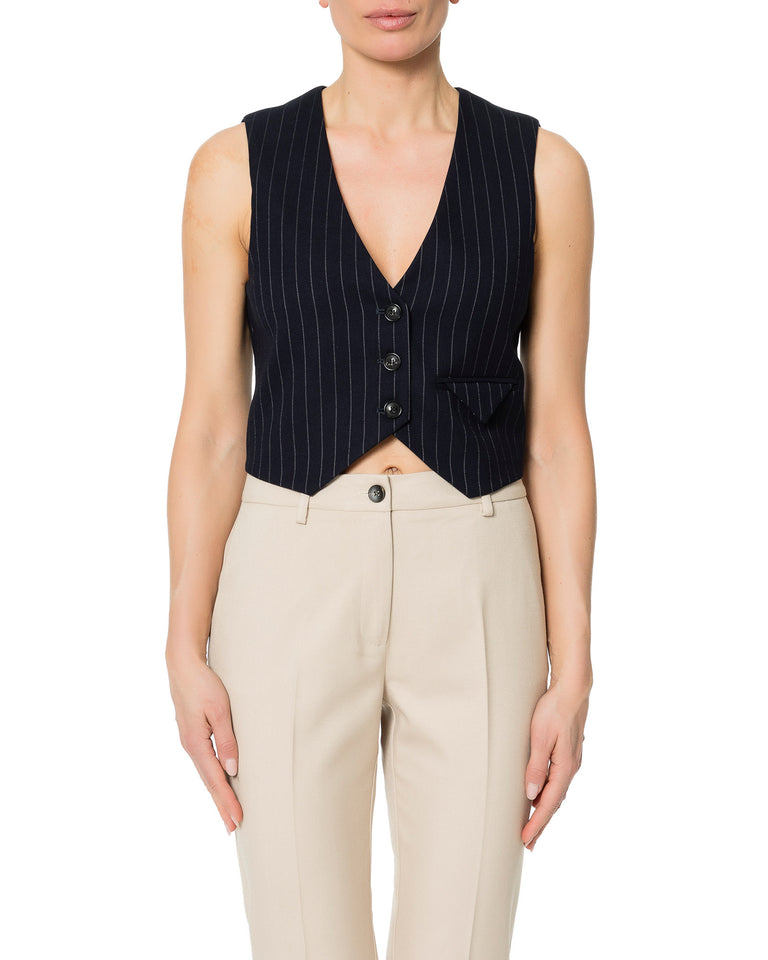 Rrue Bisquit GILET GESSATO Italia