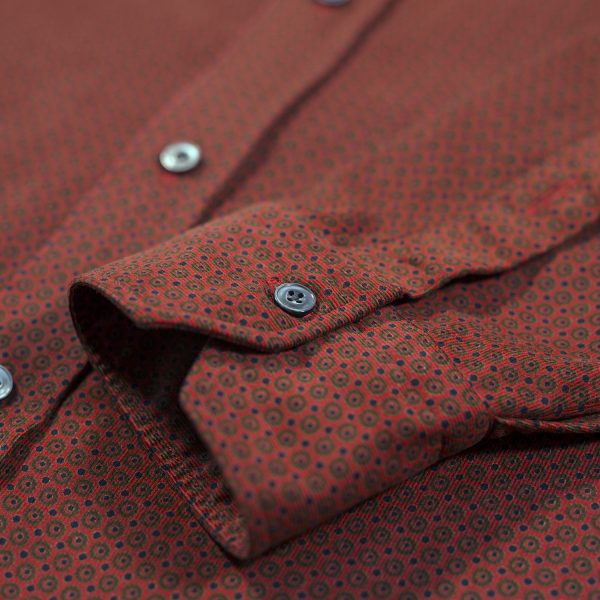 Salvatore Piccolo Camicia velluto stampata Consegna Veloce
