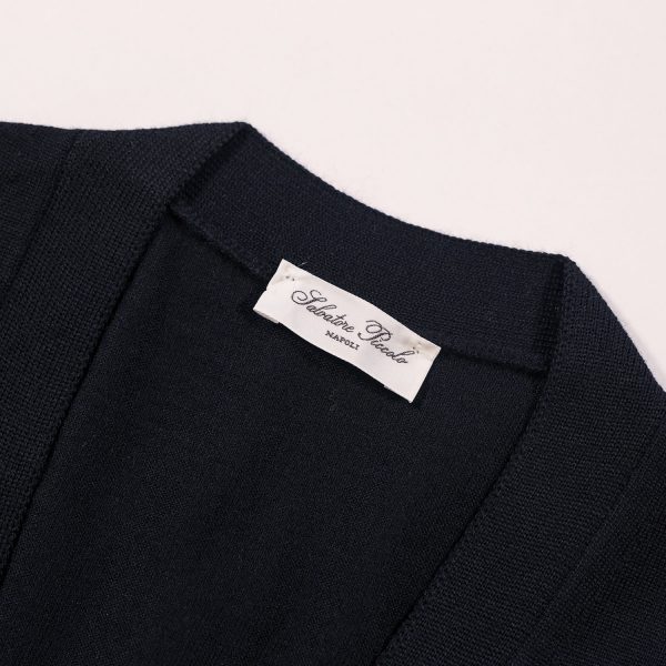Salvatore Piccolo Cardigan Blue Navy Prezzo di fabbrica