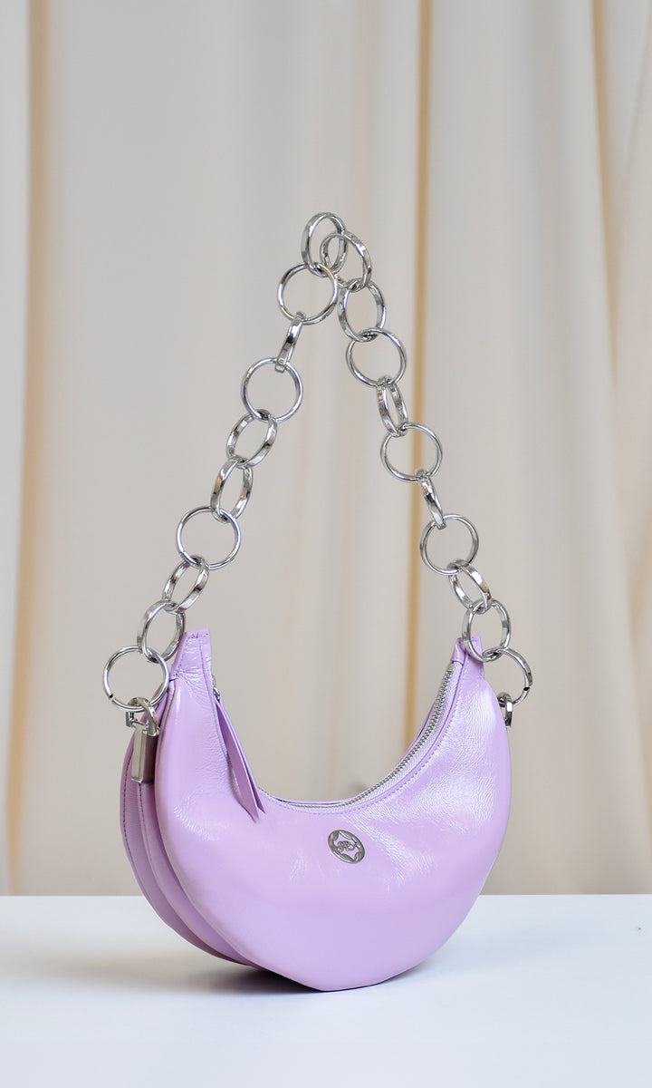 Sara Battaglia Banana Shoulder Bag 2025