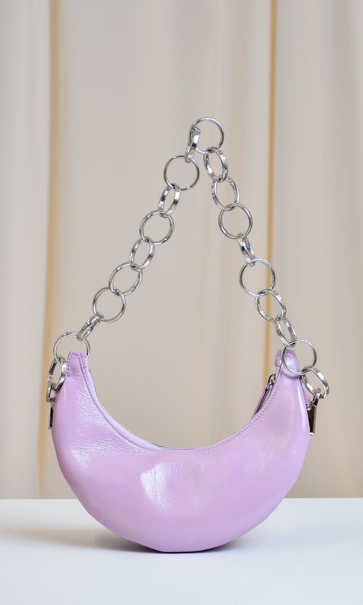 Sara Battaglia Banana Shoulder Bag 2025