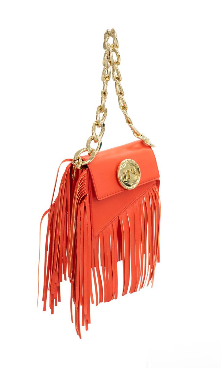 Sara Battaglia Euphoria Fringed Bag XS Promozione