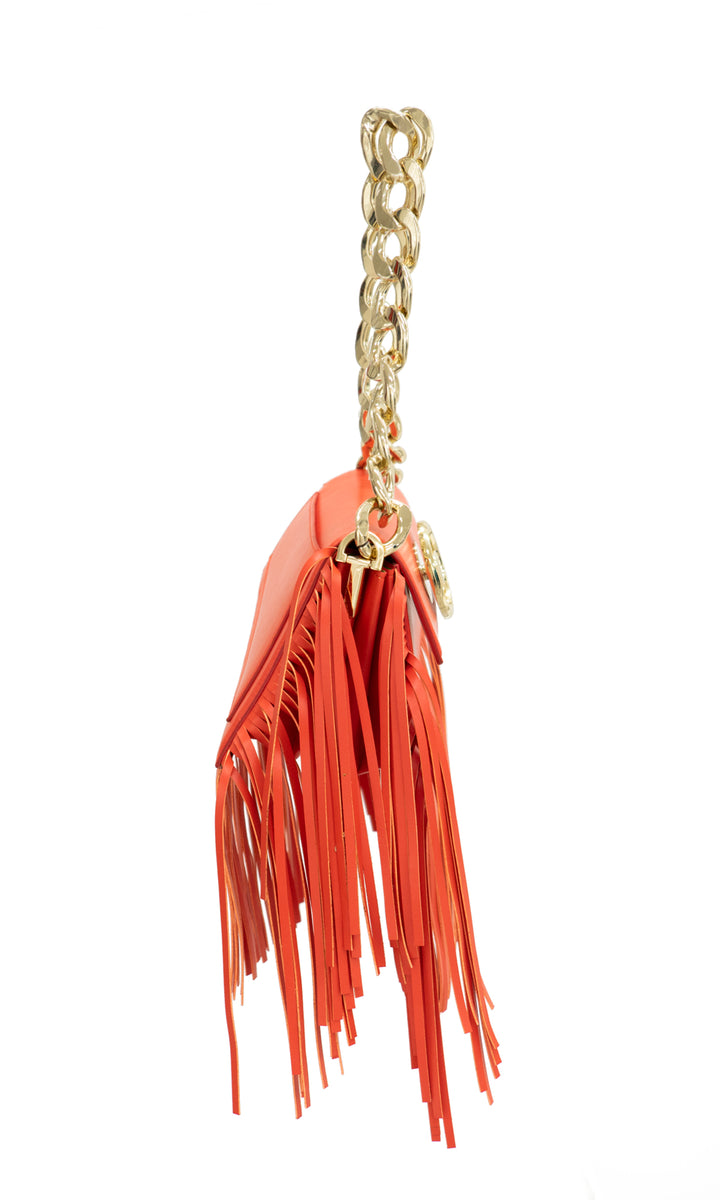 Sara Battaglia Euphoria Fringed Bag XS Promozione
