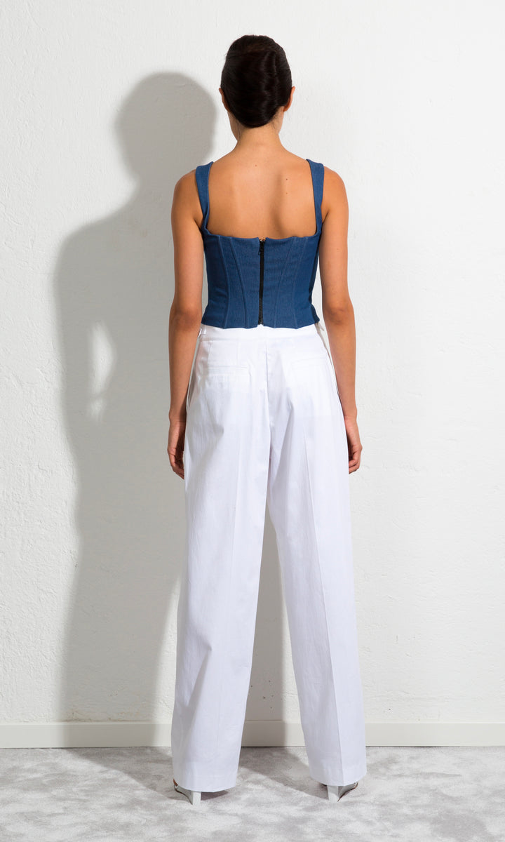 Sara Battaglia Corset Top Vendita Economica