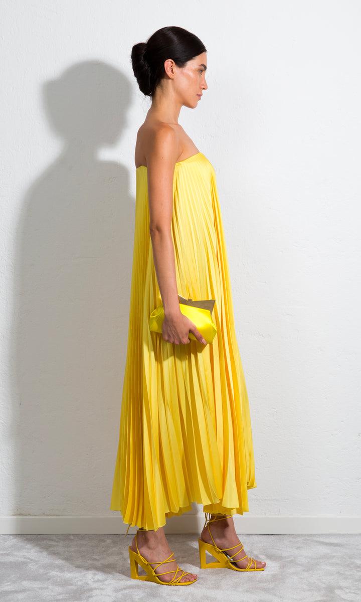Sara Battaglia Plissé Dress I Più Venduti