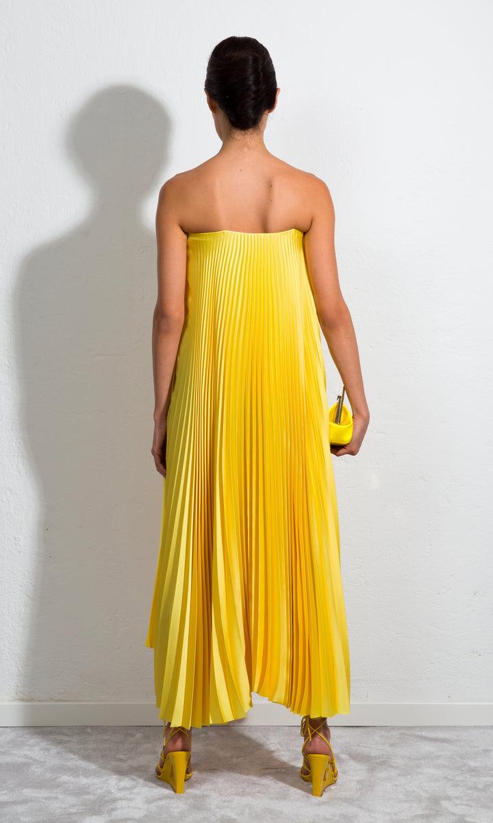 Sara Battaglia Plissé Dress I Più Venduti