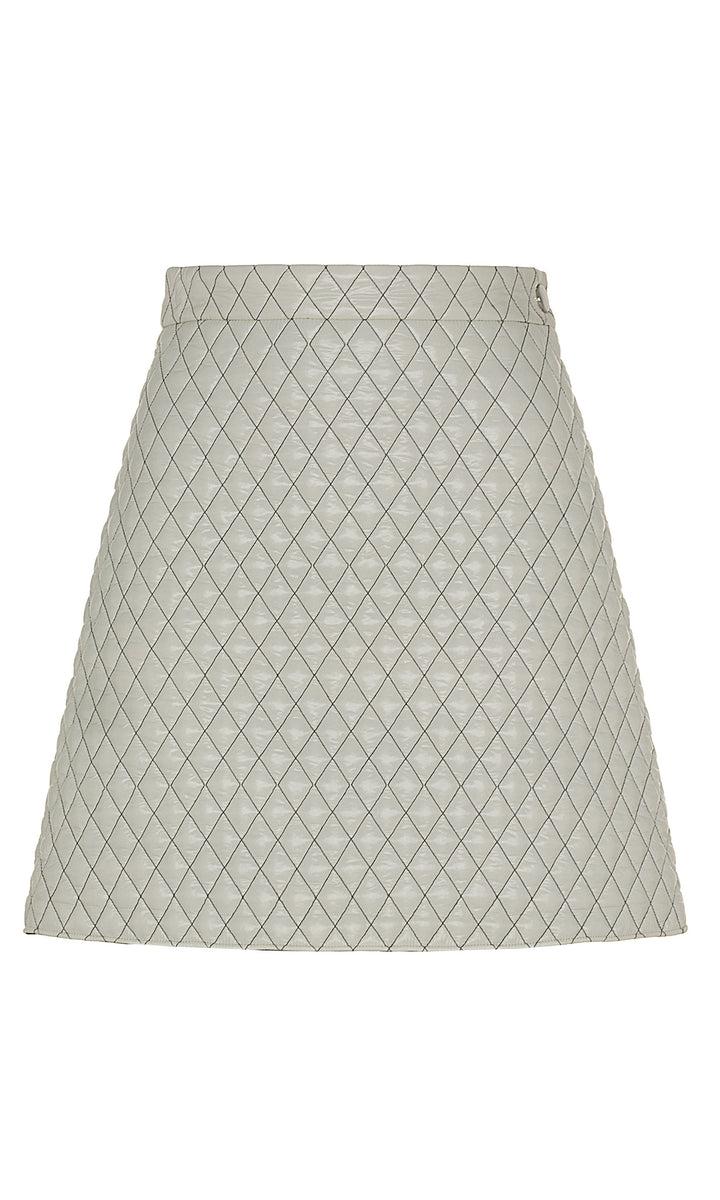 Sara Battaglia Quilted mini skirt Outlet