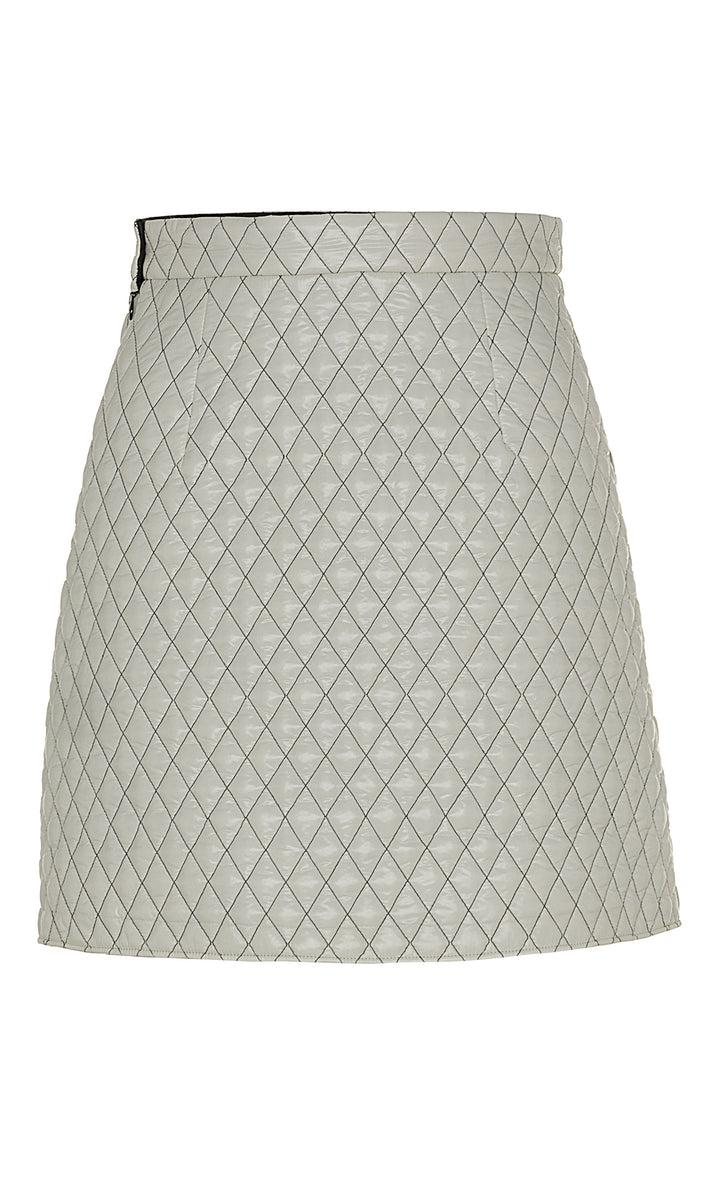 Sara Battaglia Quilted mini skirt Outlet