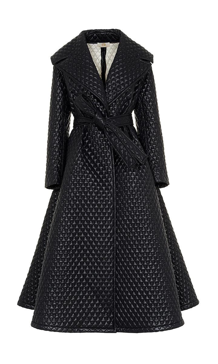 Sara Battaglia Quilted Coat Saldi