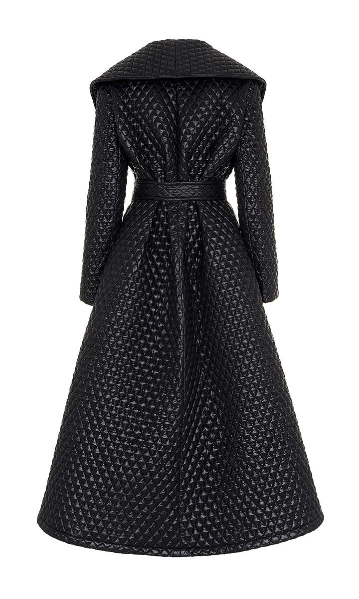 Sara Battaglia Quilted Coat Saldi