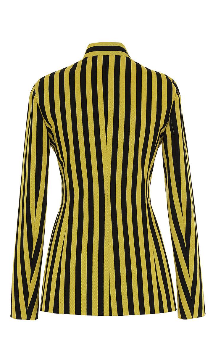 Sara Battaglia Jacquard shaped jacket Vendita Calda