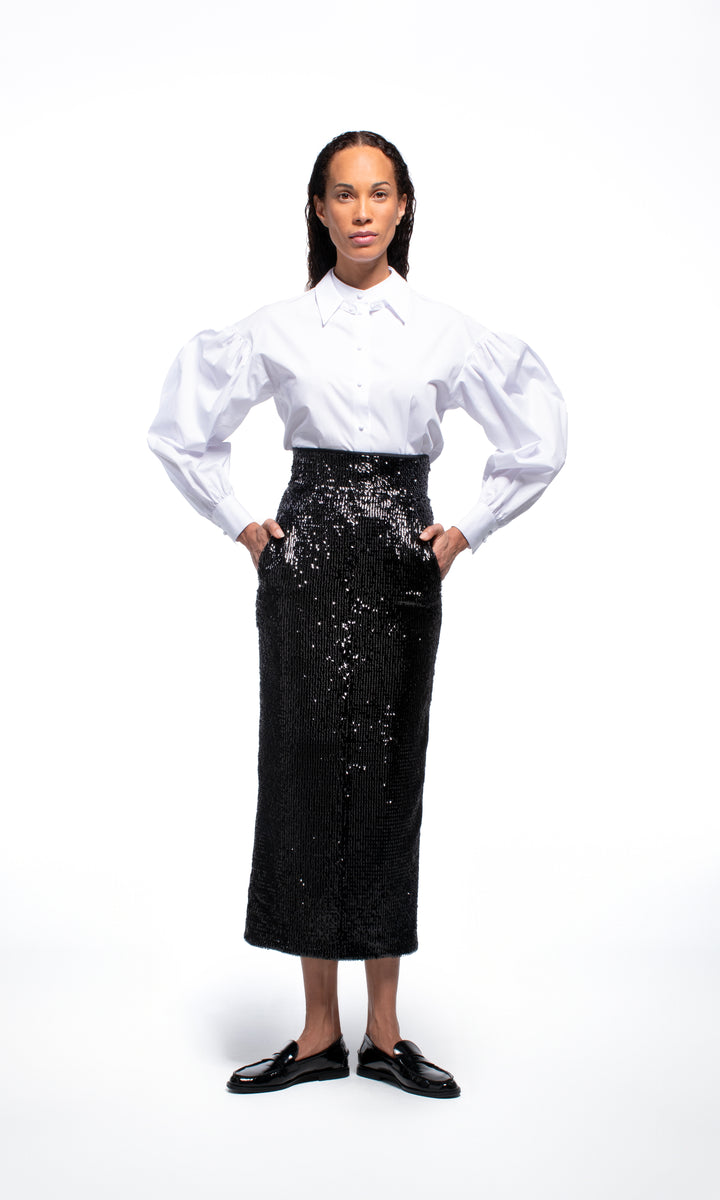 Sara Battaglia Shirt with puffy sleeves Italy