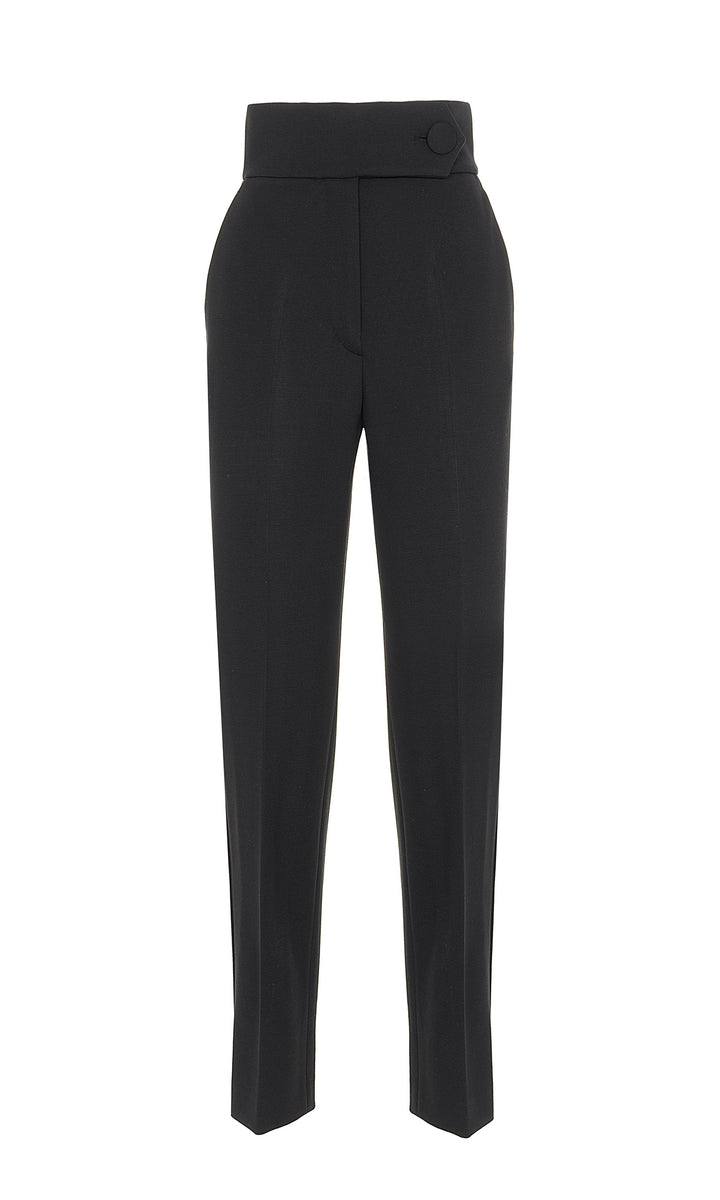 Sara Battaglia High waist cigarette pants In Linea