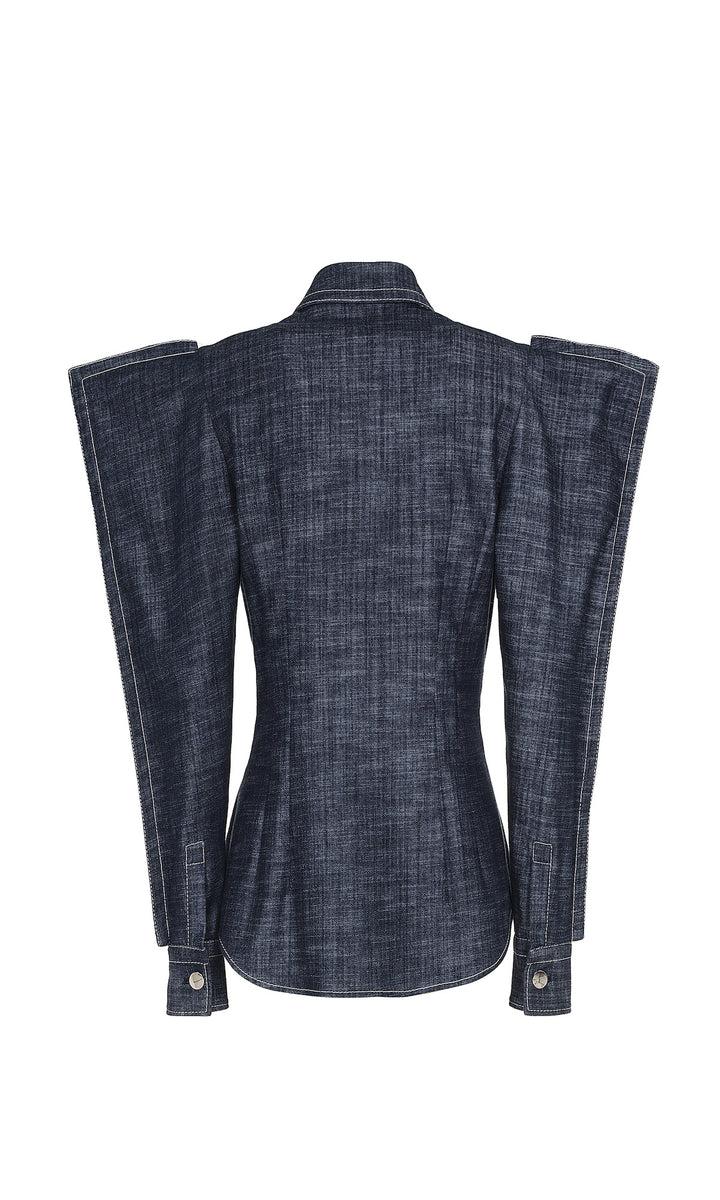 Sara Battaglia Squared wings shirt Italia