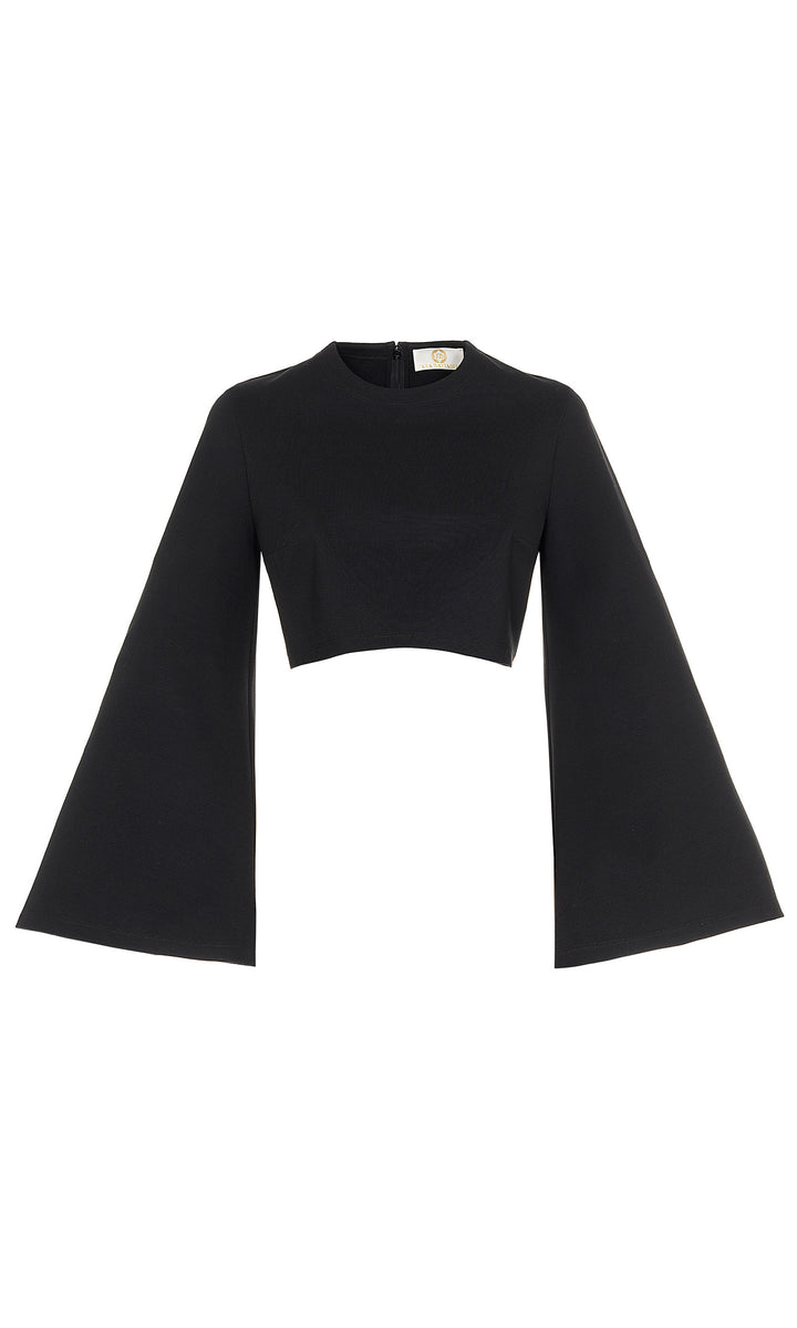 Sara Battaglia Wide long sleeves top Sottocosto