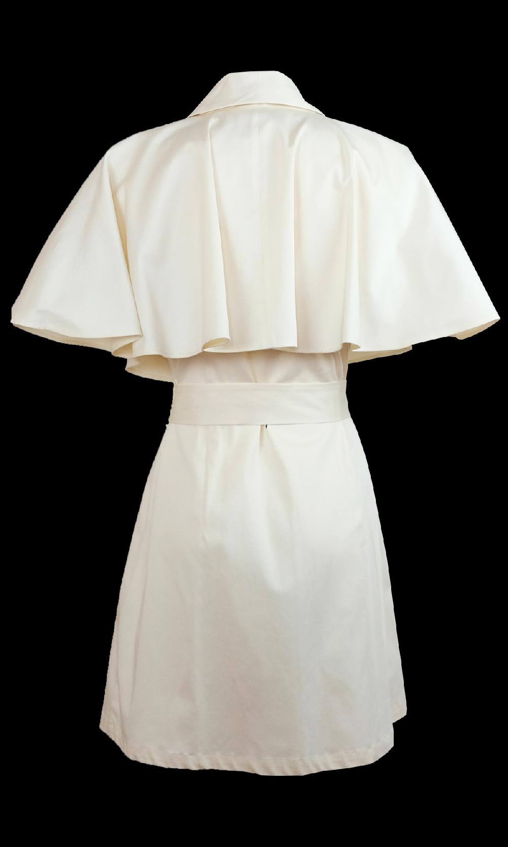 Sara Battaglia Cape Mini Dress Saldi