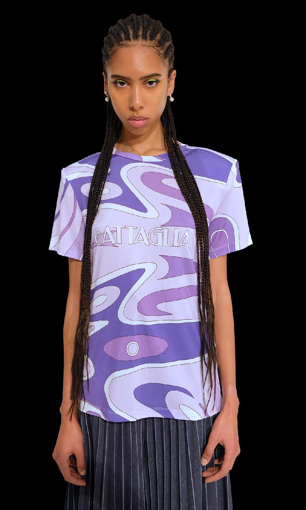 Sara Battaglia B T-Shirt In Saldo