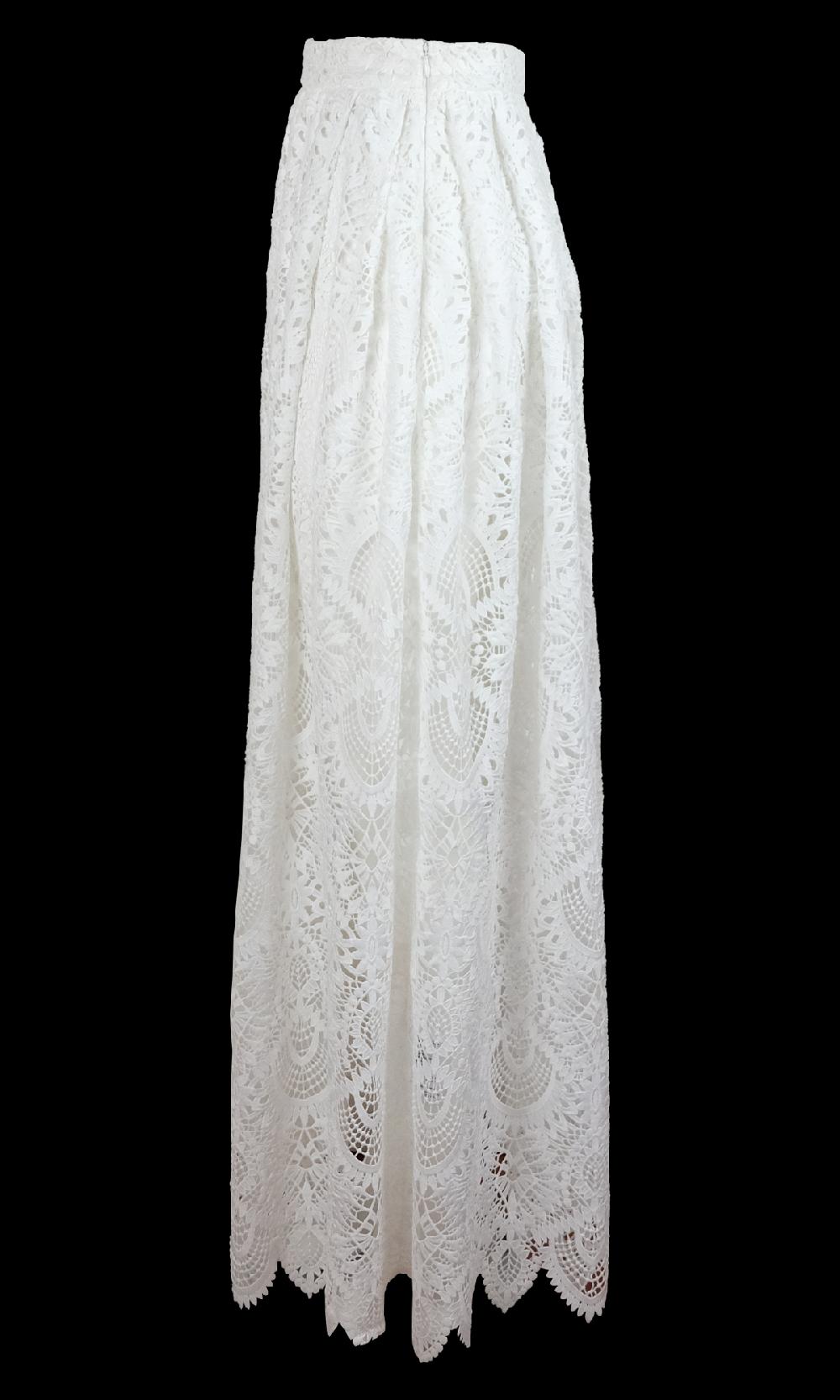 Sara Battaglia Lace Skirt Sottocosto