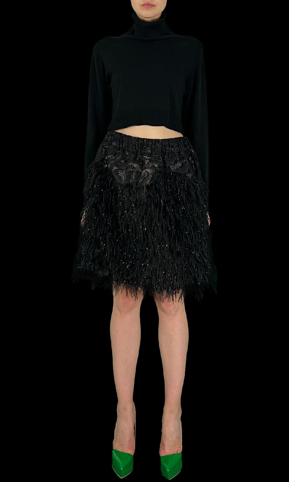 Sara Battaglia Magia Mini Skirt Economico