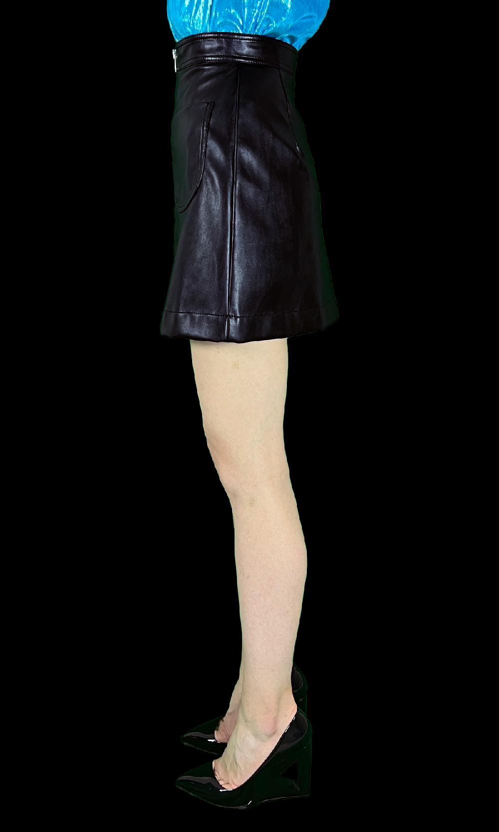 Sara Battaglia Zip Mini Skirt Online