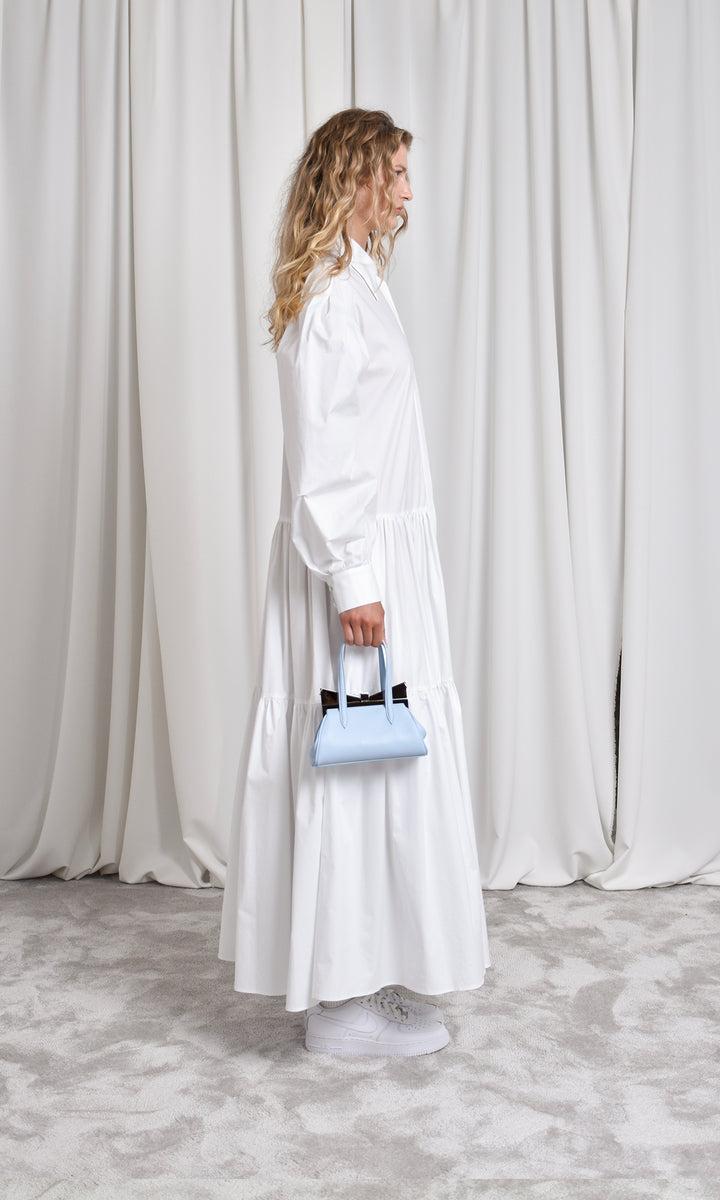 Sara Battaglia Maxi chemisier dress 2025
