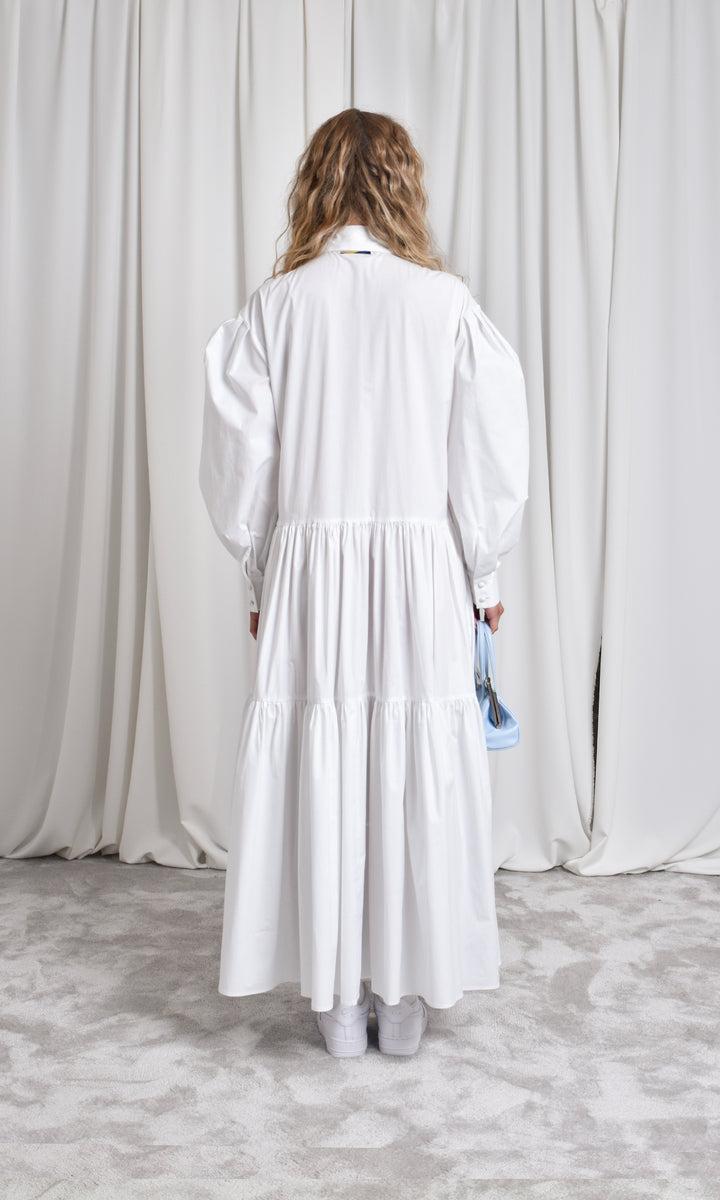 Sara Battaglia Maxi chemisier dress 2025