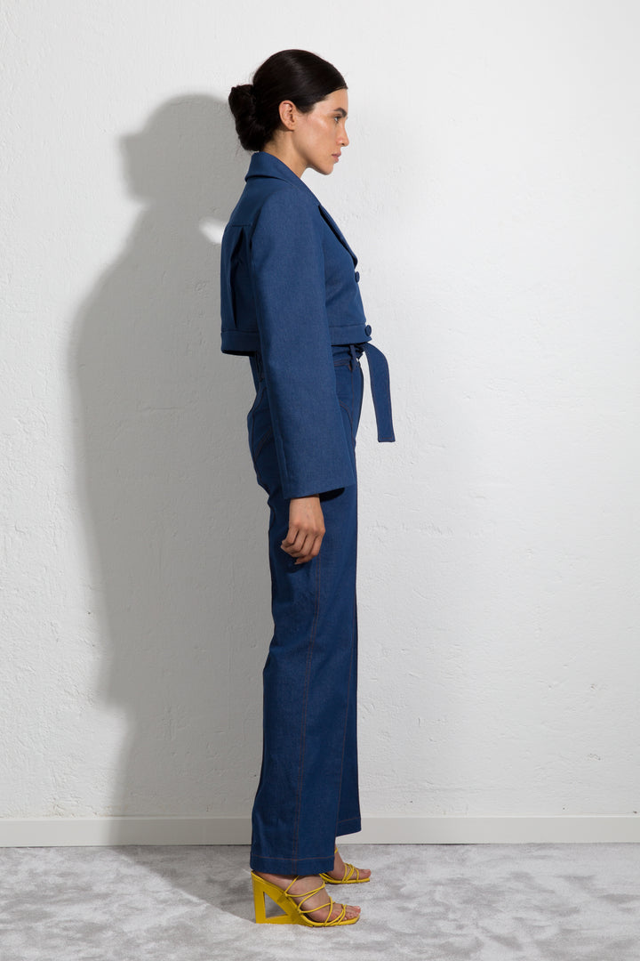 Sara Battaglia High Waisted Pants Nuovo