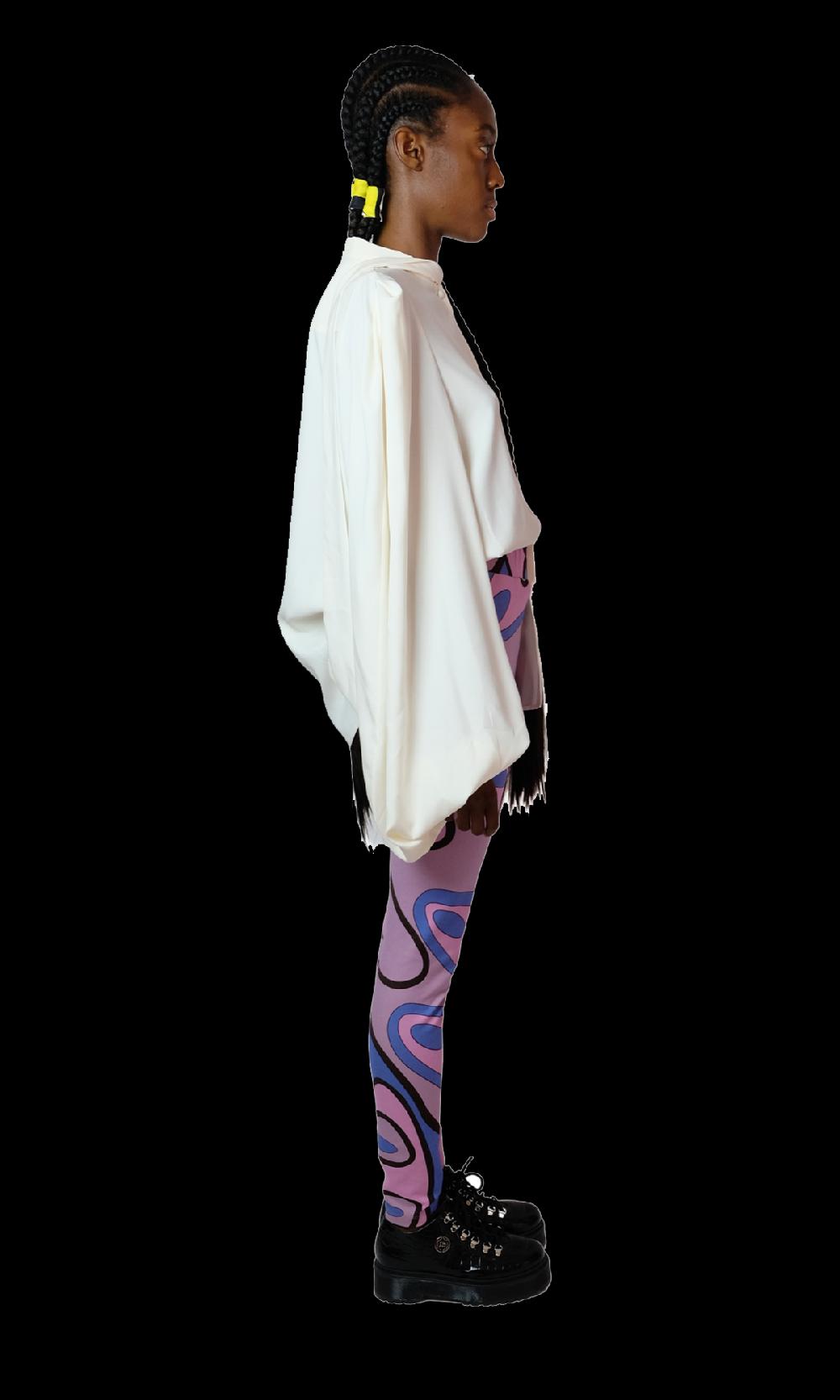 Sara Battaglia Pink Leggings Moda