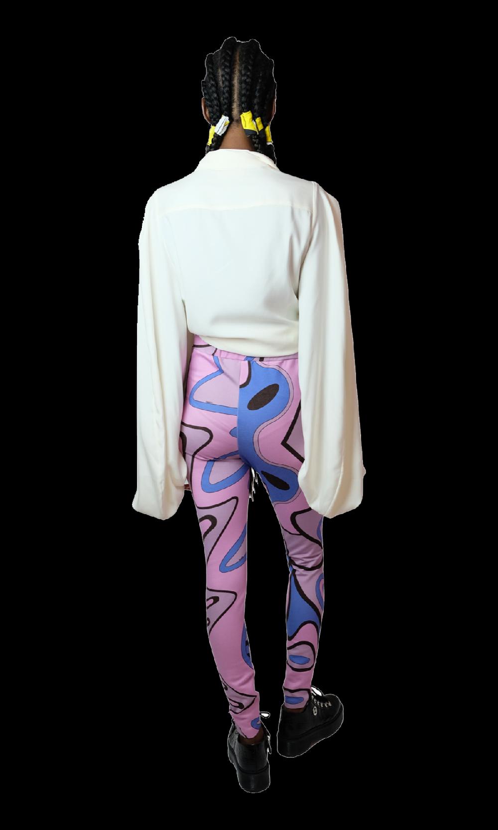 Sara Battaglia Pink Leggings Moda