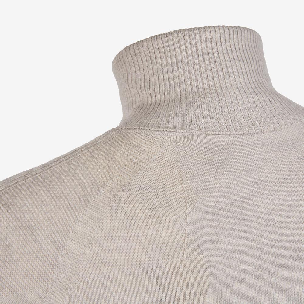 Sease Maglione a collo alto senza cuciture - Grigio Perla Convenienza