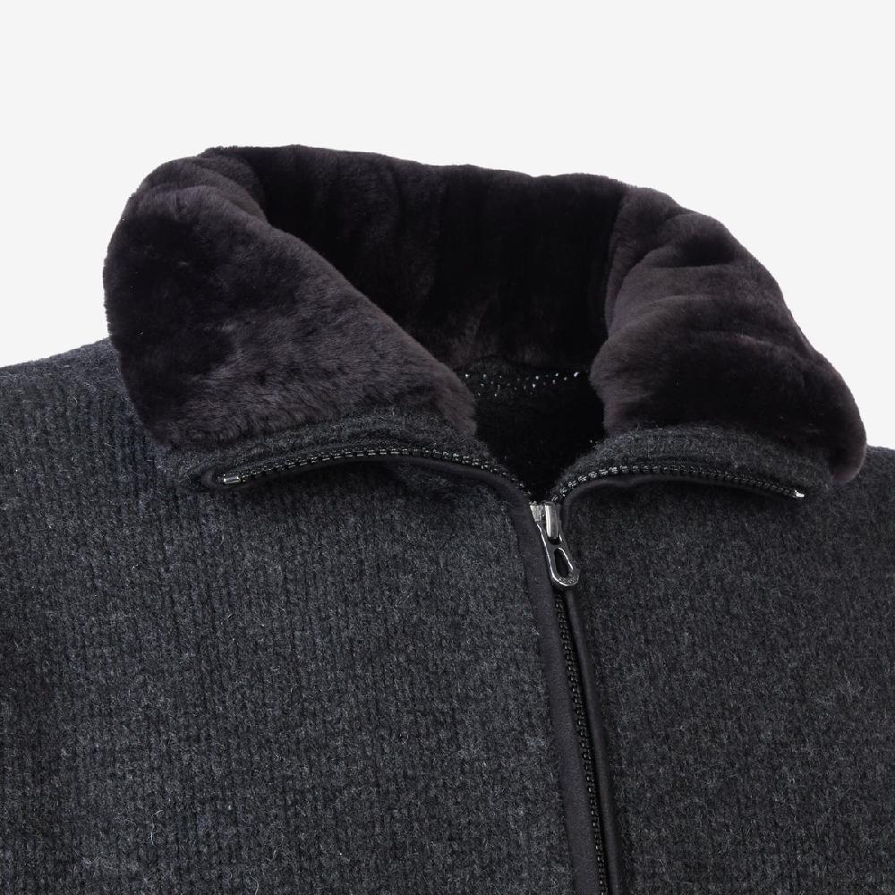 Sease Bomber lavorato a maglia - Grigio grafite Vendita Economica