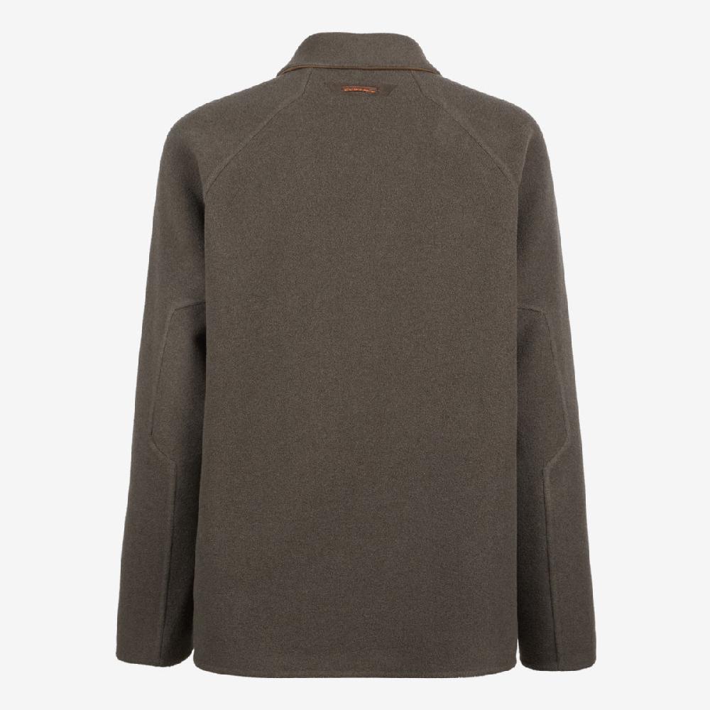 Sease Giacca corta Lifetime in cashmere double - Oyster In Saldo
