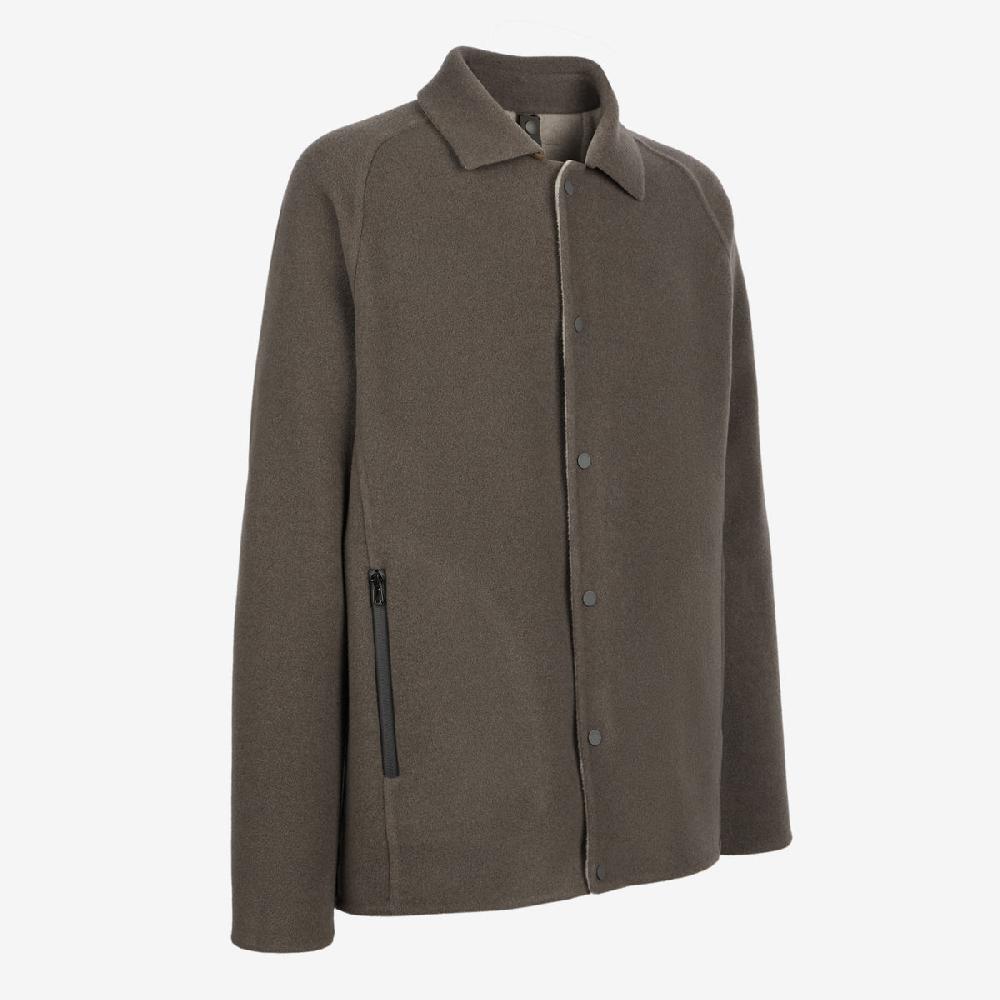 Sease Giacca corta Lifetime in cashmere double - Oyster In Saldo