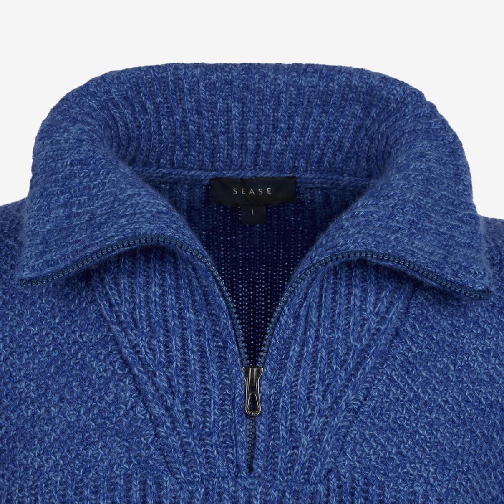 Sease Schooner: maglione in cashmere - Blu Brillante In Saldo