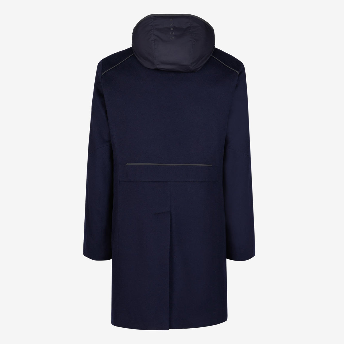 Sease Drone Trench Coat Navy Saldi