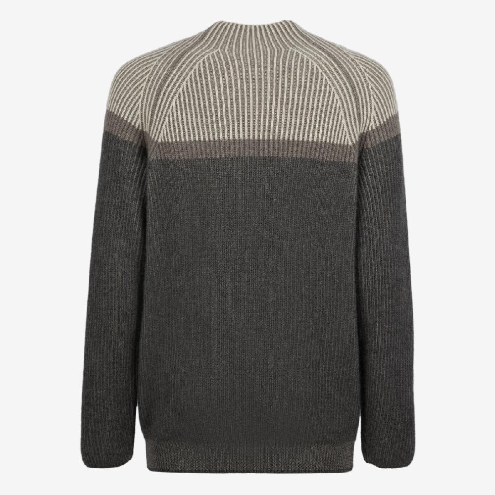 Sease Dinghy Mock: Maglione 100% cashmere - Grigio piombo Negozi Online