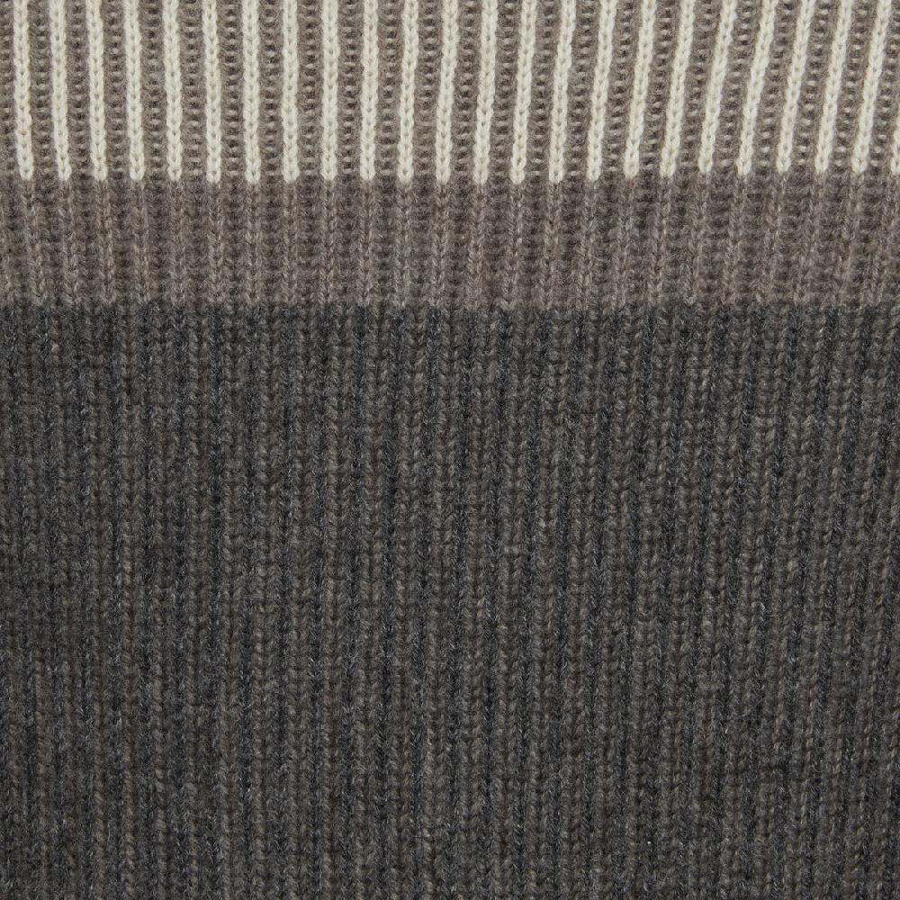 Sease Dinghy Mock: Maglione 100% cashmere - Grigio piombo Negozi Online