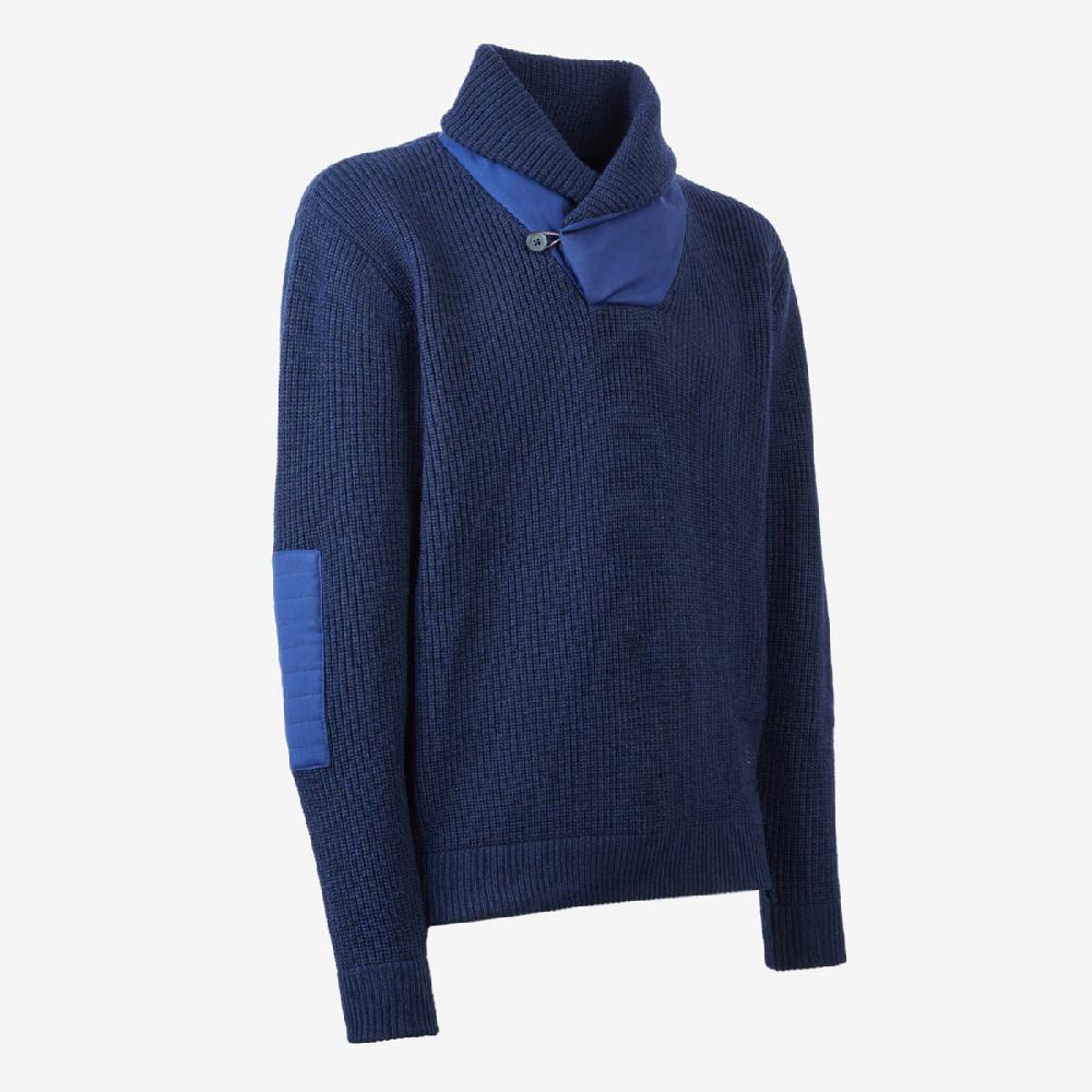 Sease Shawl Collar F7 - Blu Navy Prezzo Ridotto
